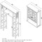 Alaterre Furniture Coventry Over Toilet Open Shelving Unit with Side Shelves, Wall Mounted Cabinet with Open Shelf ANCT745WH - alternate 3